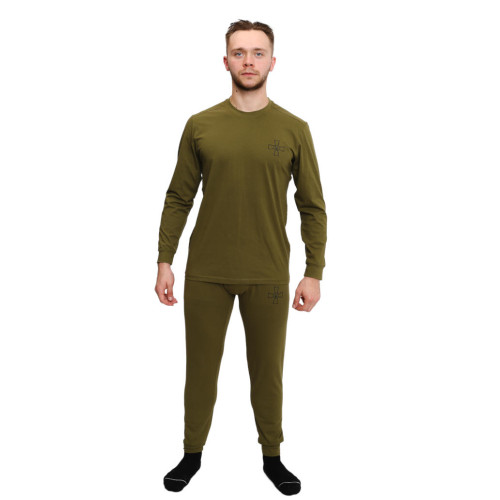 Комплект білизни з логотипом Збройних Сил України: сорочка та кальсони Комплект білизни з логотипом Збройних Сил України: сорочка та кальсони